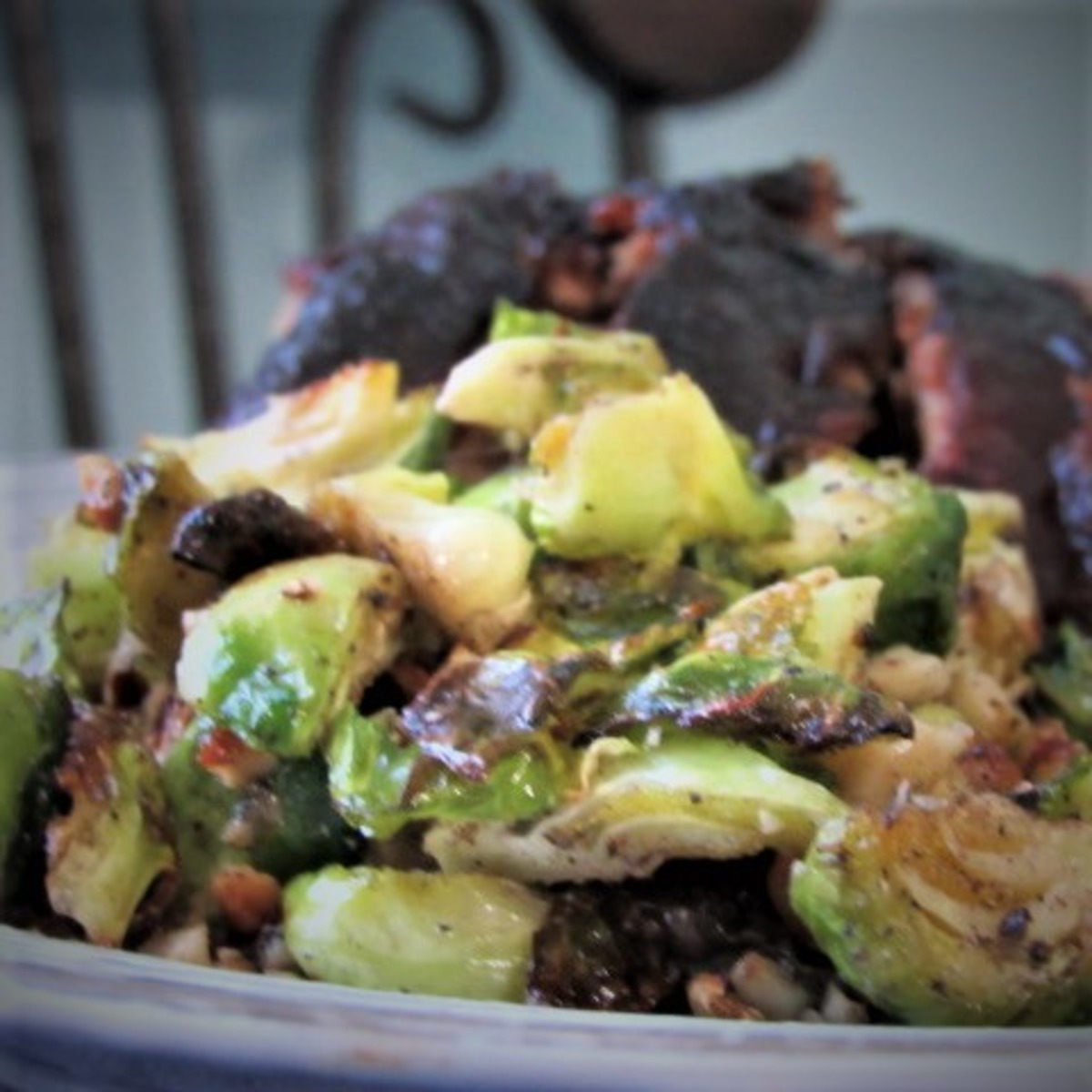 Roasted Brussels Sprouts With Hazelnut Brown Butter_image
